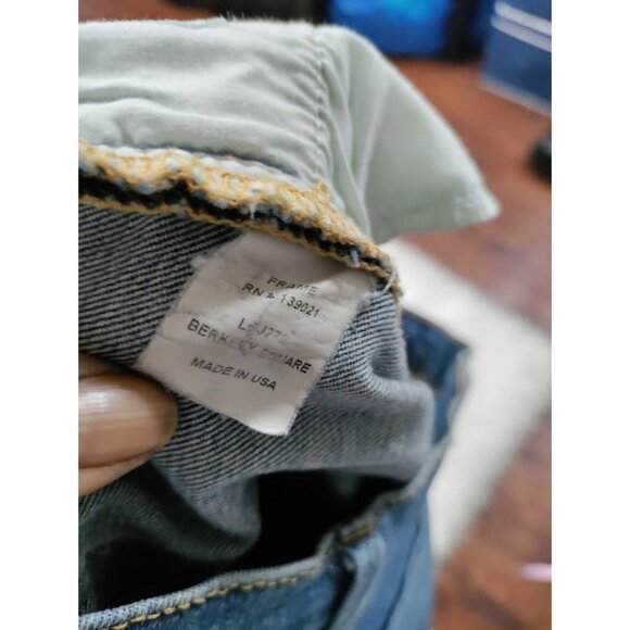 FRAME Mid Rise Denim Slim Fit Le Gracon Skinny Jeans Blue Stretch Womens Size 28 - Picture 11 of 12